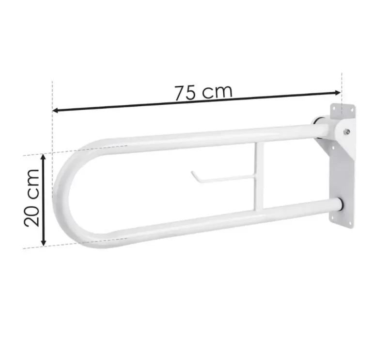 دستگیره تاشو کنار توالت فرنگی