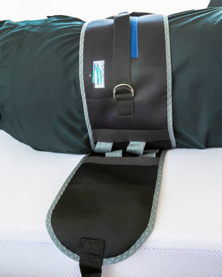 کمربند نگهدارنده بیمار بر روی تخت- 03