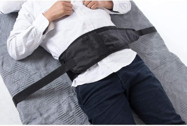 کمربند نگهدارنده بیمار بر روی تخت
