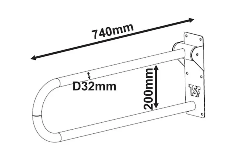 دستگیره کمکی تاشو استیل سالمند اتکا-02